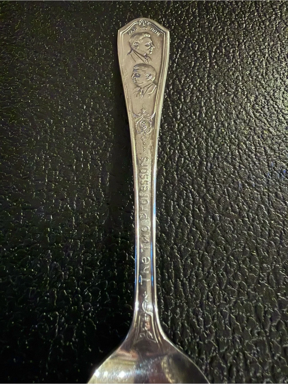 1930s Van and Don “Two Professors” Commemorative Spoon